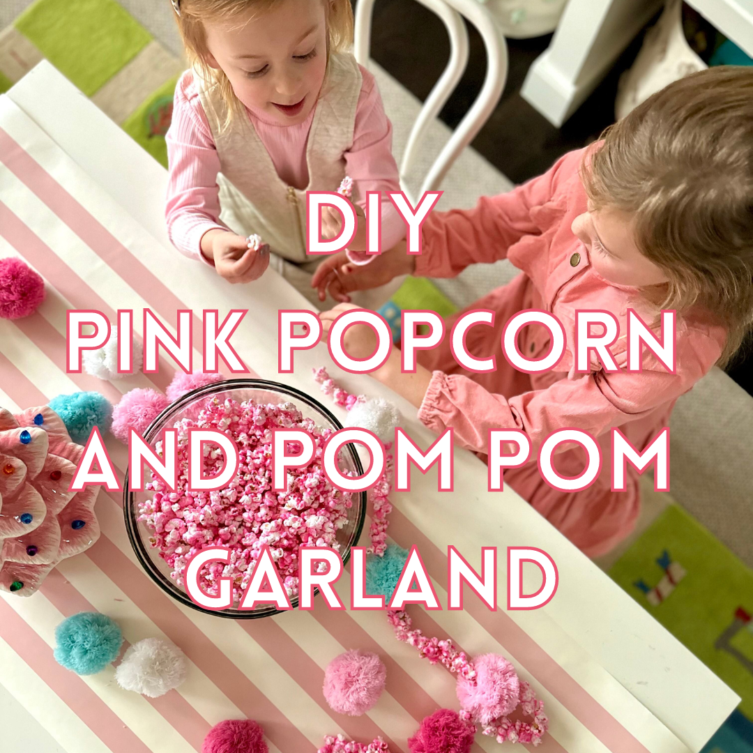 Pink Popcorn and Pom Pom Garland – BISBY